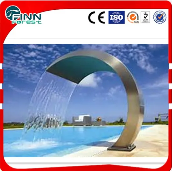 Outdoor Decoration SPA Shower Stainless Steel Swimming Pool Waterfall