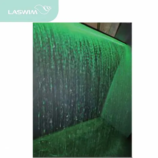 Waterfall Rain Sheer Wall Mounted Artificial Swimming Pool Wall Waterfall