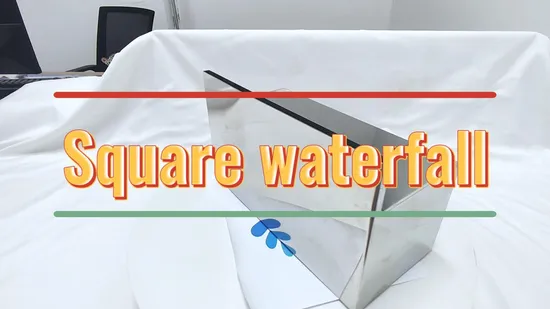 Wholesale Price Stainless Steel High Quality Swimming Pool Accessories Waterfall Pool Water SPA Water Curtain