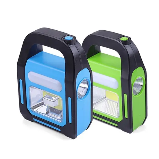 Portable Multifunctional USB Rechargeable LED Work Light Solar Emergency Outdoor Camping Lamps 