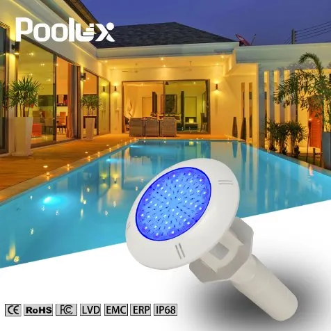 Latest IP68 12V AC Colorful LED RGB Warm White Wireless Waterproof Outdoor LED Bulb Liner Pool Lights with Power Options 