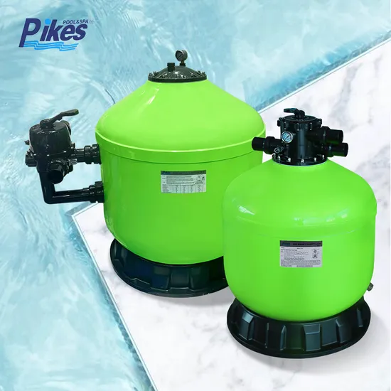 Pool Filtration System Plastic Colorful Side Mounted Sand Filter 